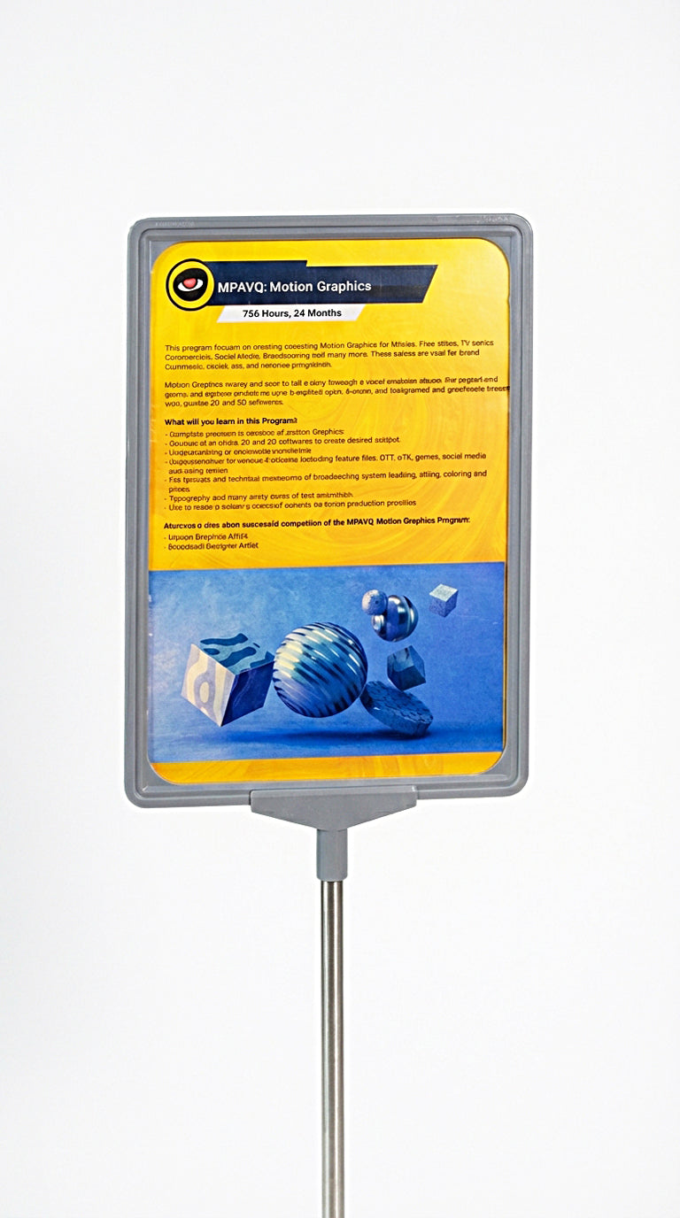 Infomate FRA Stand Adjustable Floor Sign Holder Display Stand