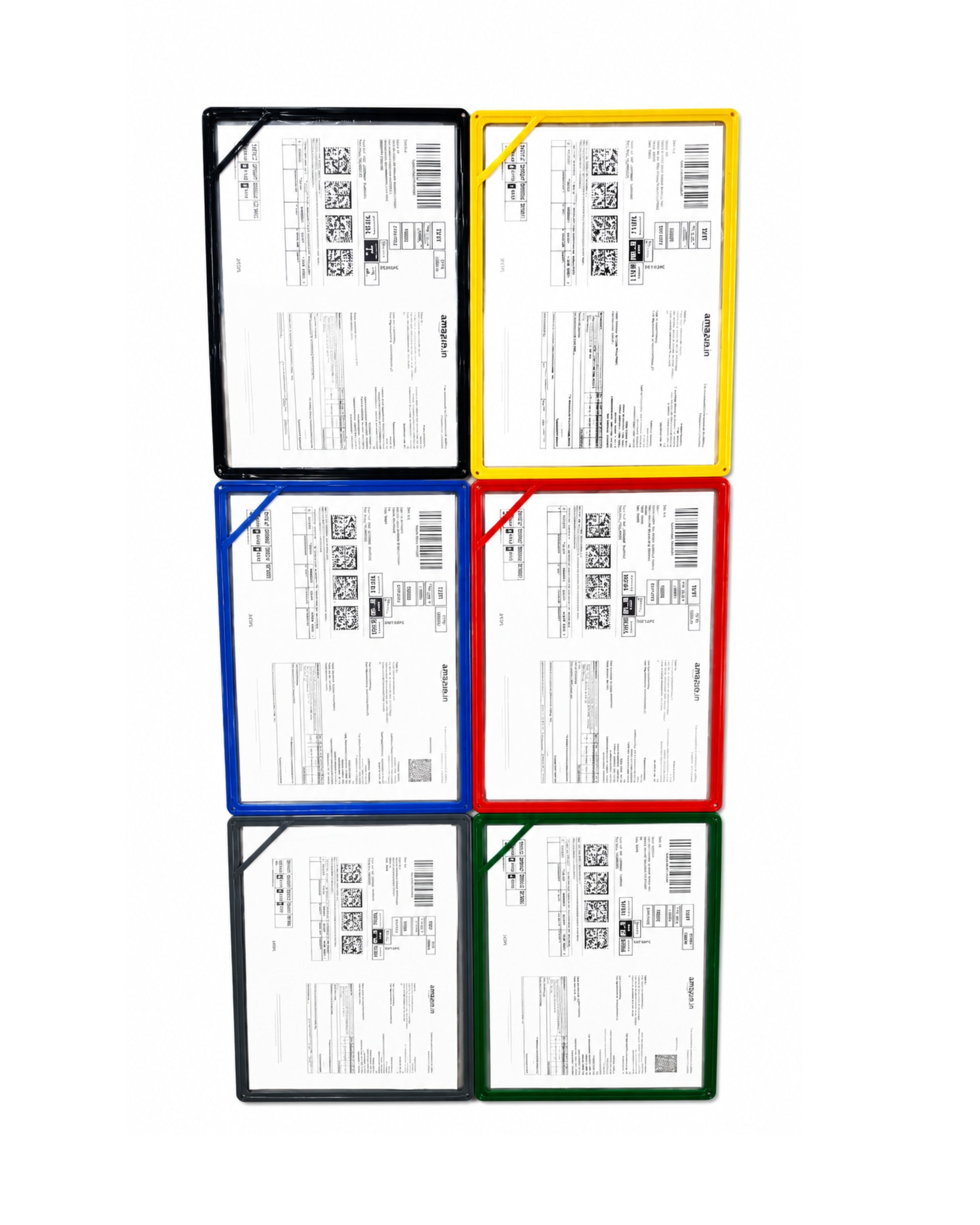 Infomate Quick Insertion Magnetic Display Folder – A4, Pack of 6