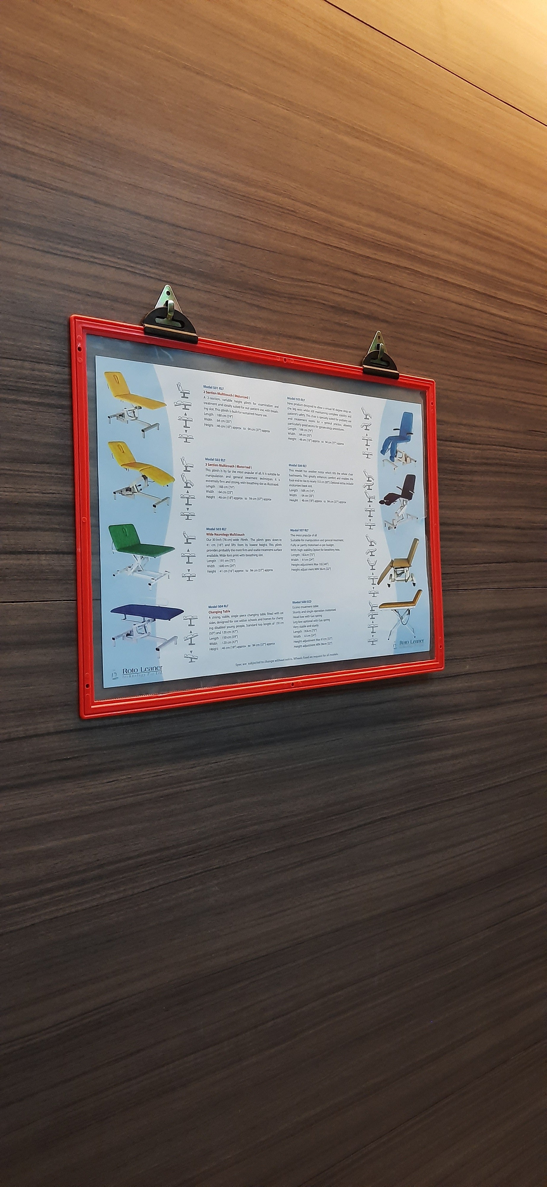 Infomate Wall Hanging Document Holder for A3 Documents