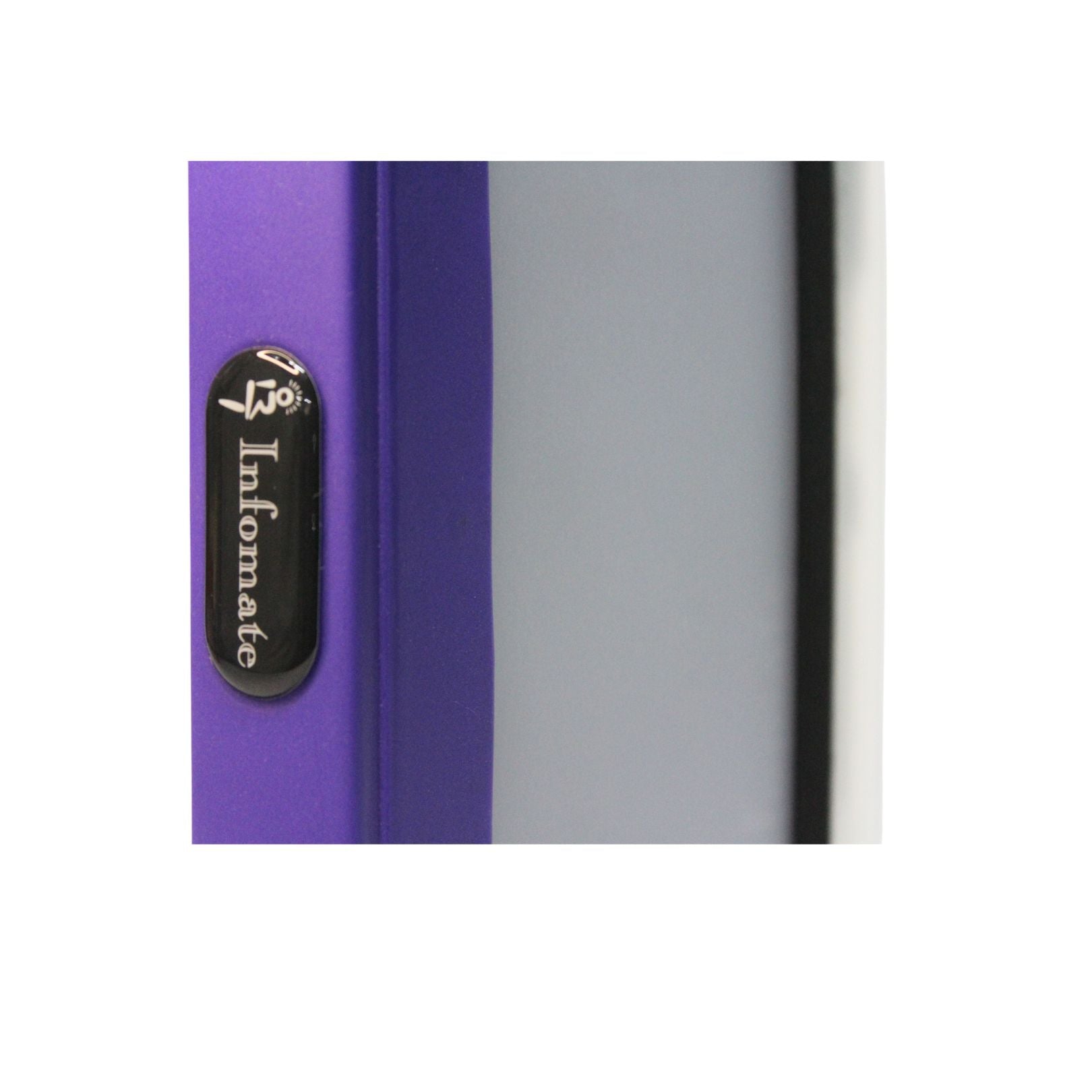 INFOMATE A5 Moulded Notebook with Reusable Plastic Sleeve & Blue Ball Pen | Protective & Durable Cover