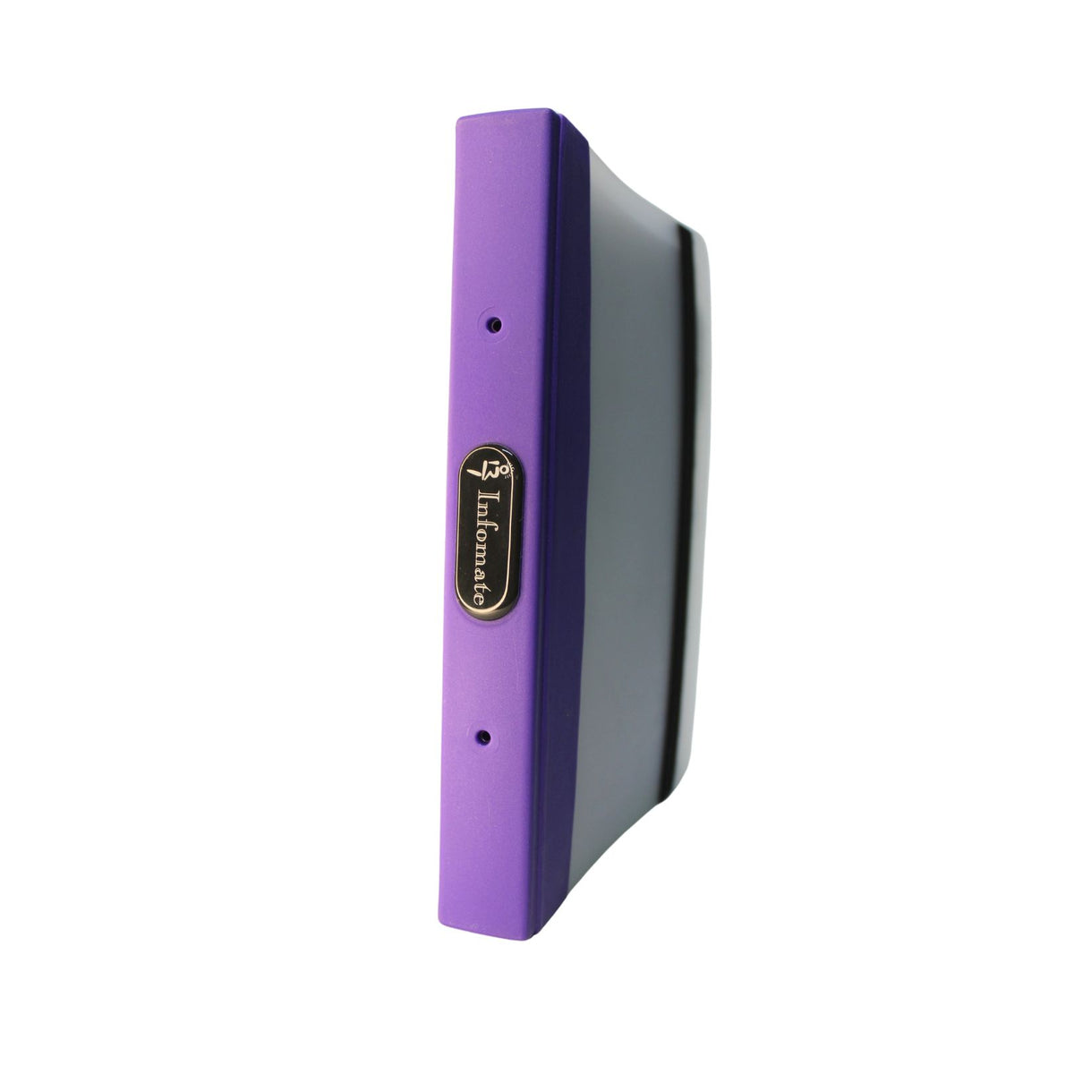 INFOMATE A5 Moulded Notebook with Reusable Plastic Sleeve & Blue Ball Pen | Protective & Durable Cover