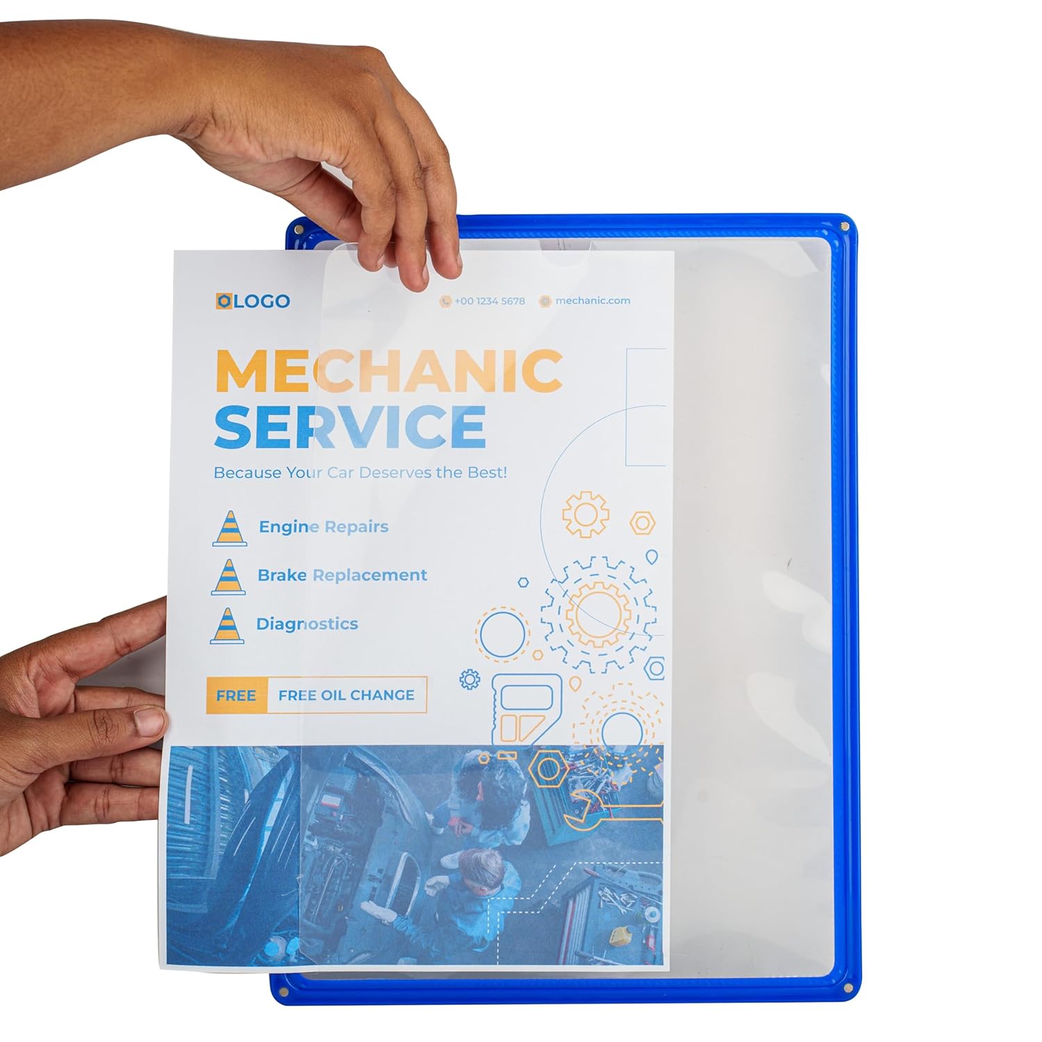 Infomate Quick Insertion Magnetic Display Folder – A4, Pack of 6