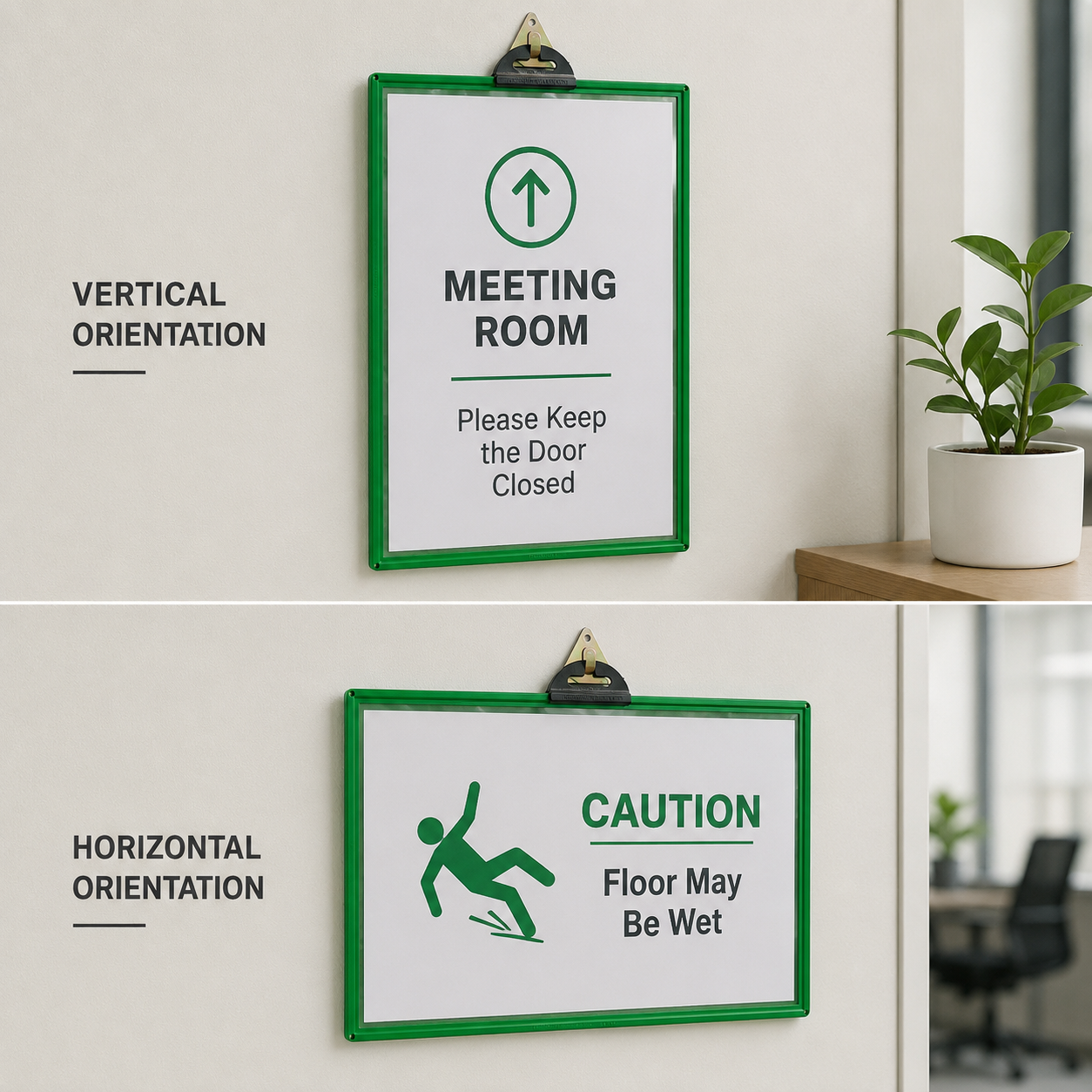 Infomate Wall Hanging Document Holder for A4 Documents