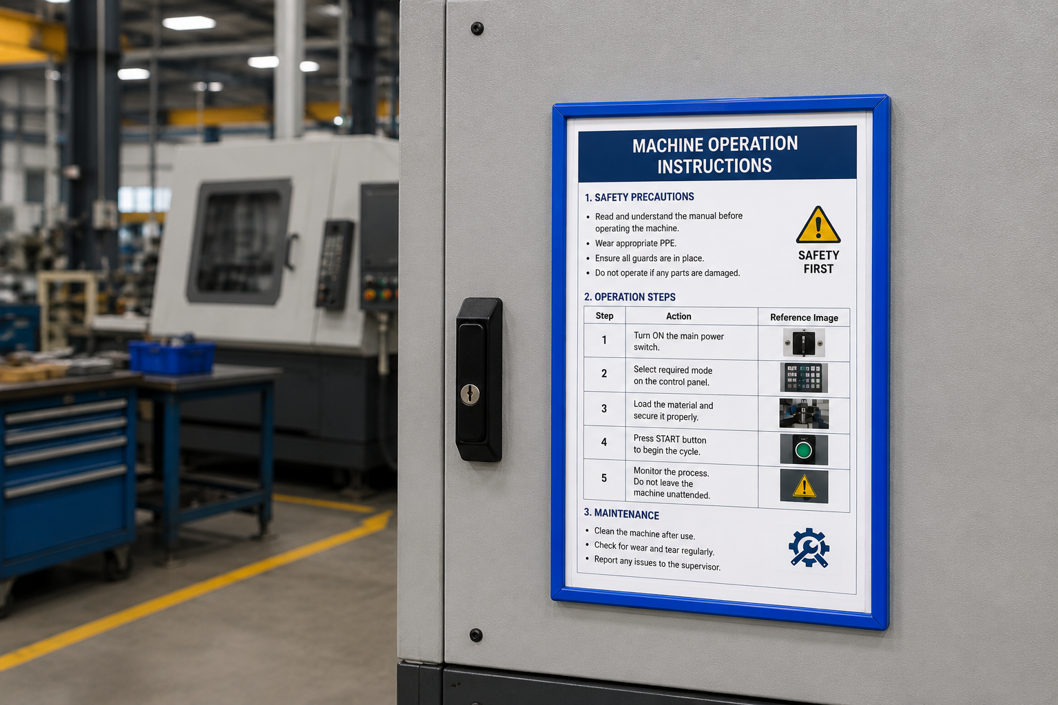 Infomate Magnetic Document Holder | A4 Display Frame for Iron Metallic Surfaces