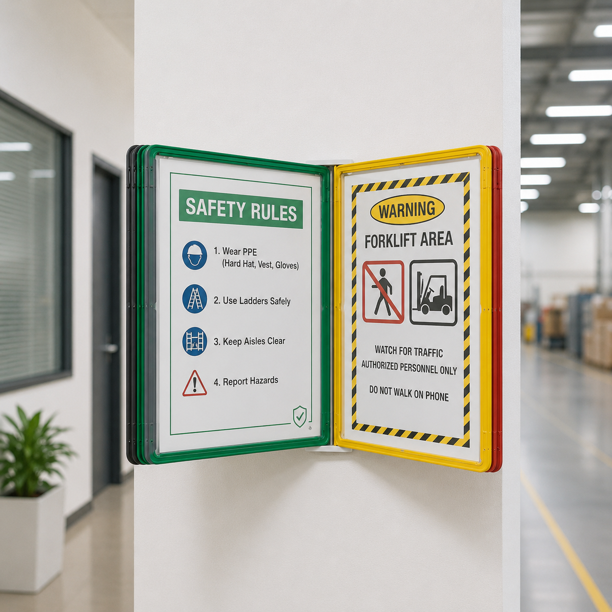 Infomate A3 Wall Mounted Document Display System