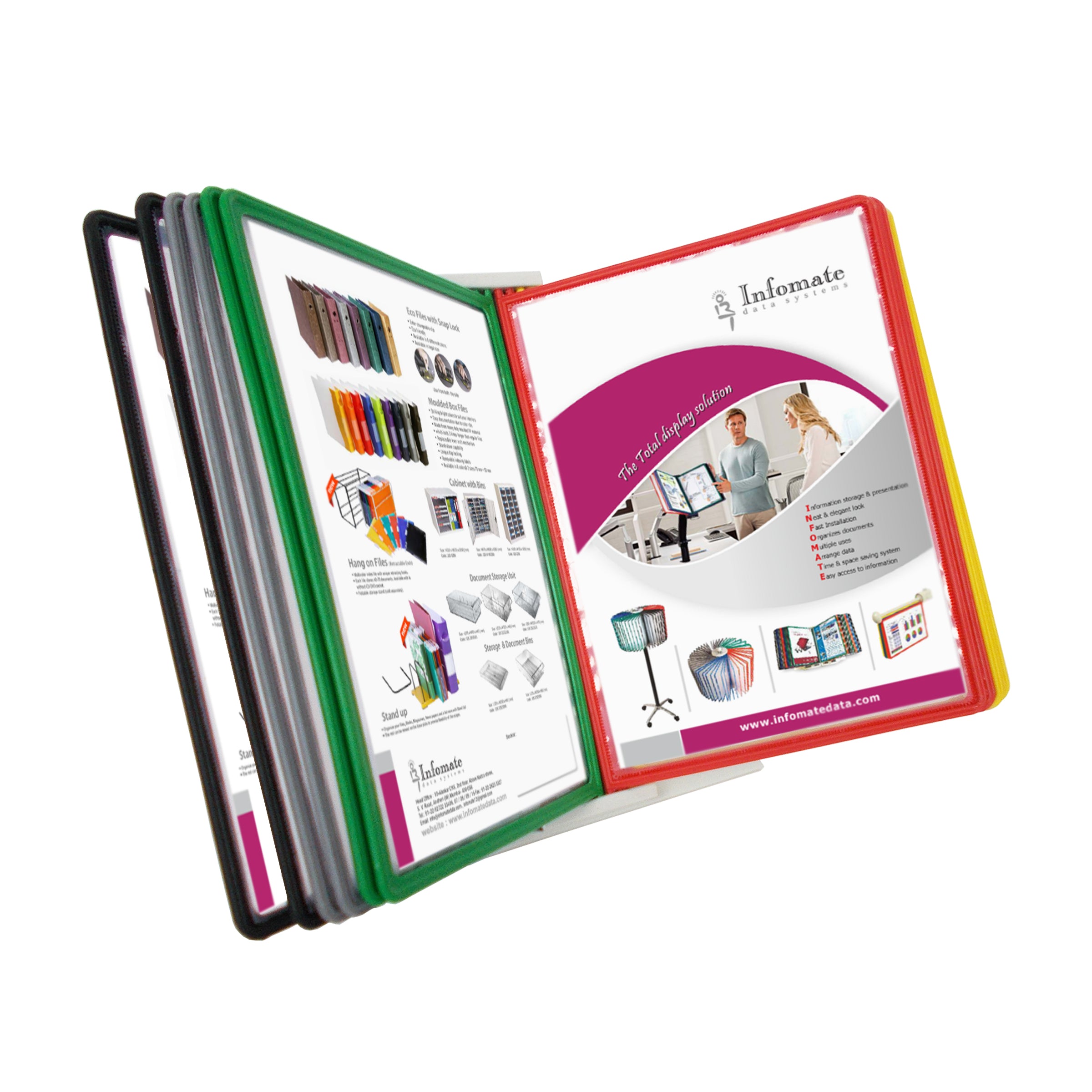 Infomate A3 Tabletop Document Display Unit | Desktop Display Stand