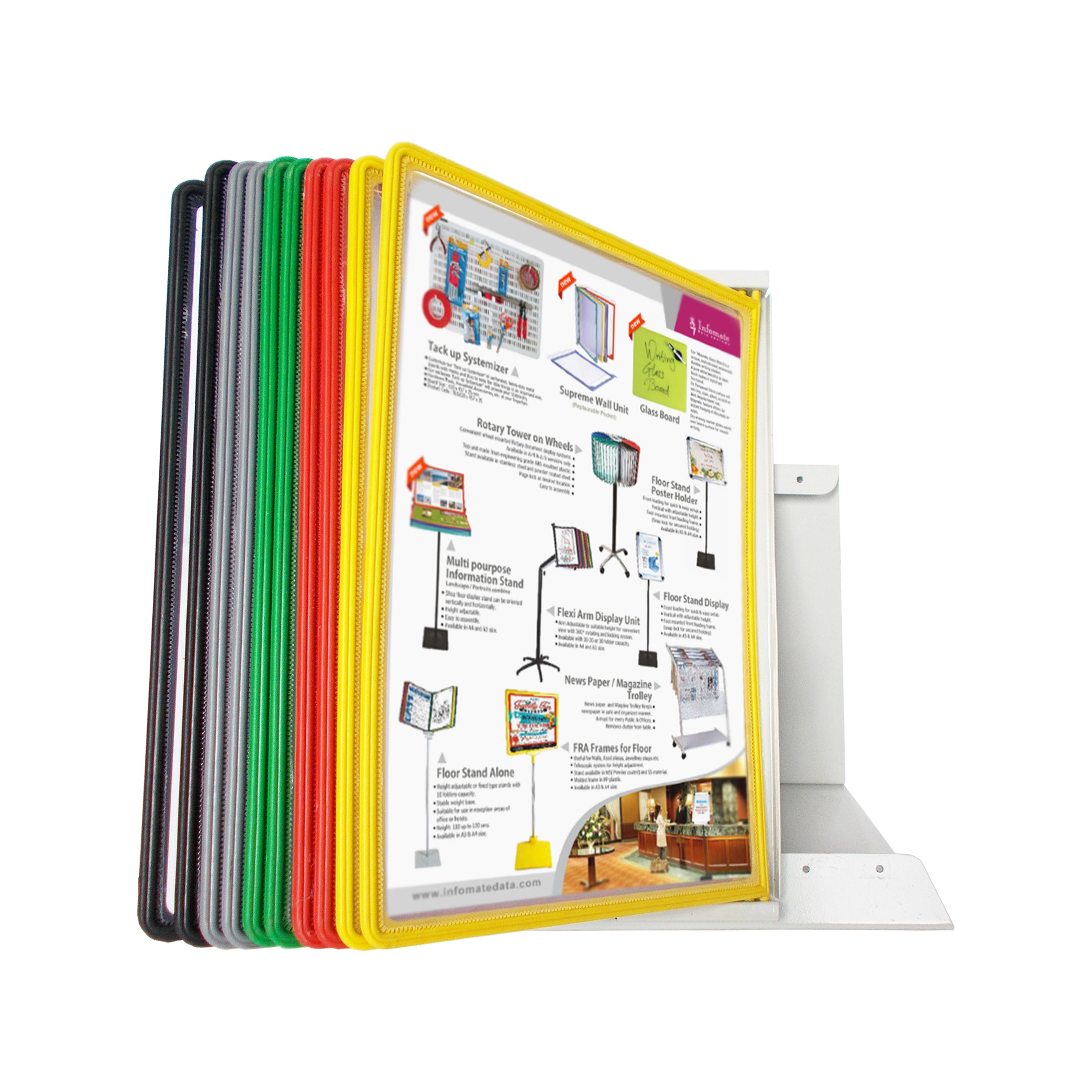 Infomate A3 Tabletop Document Display Unit | Desktop Display Stand