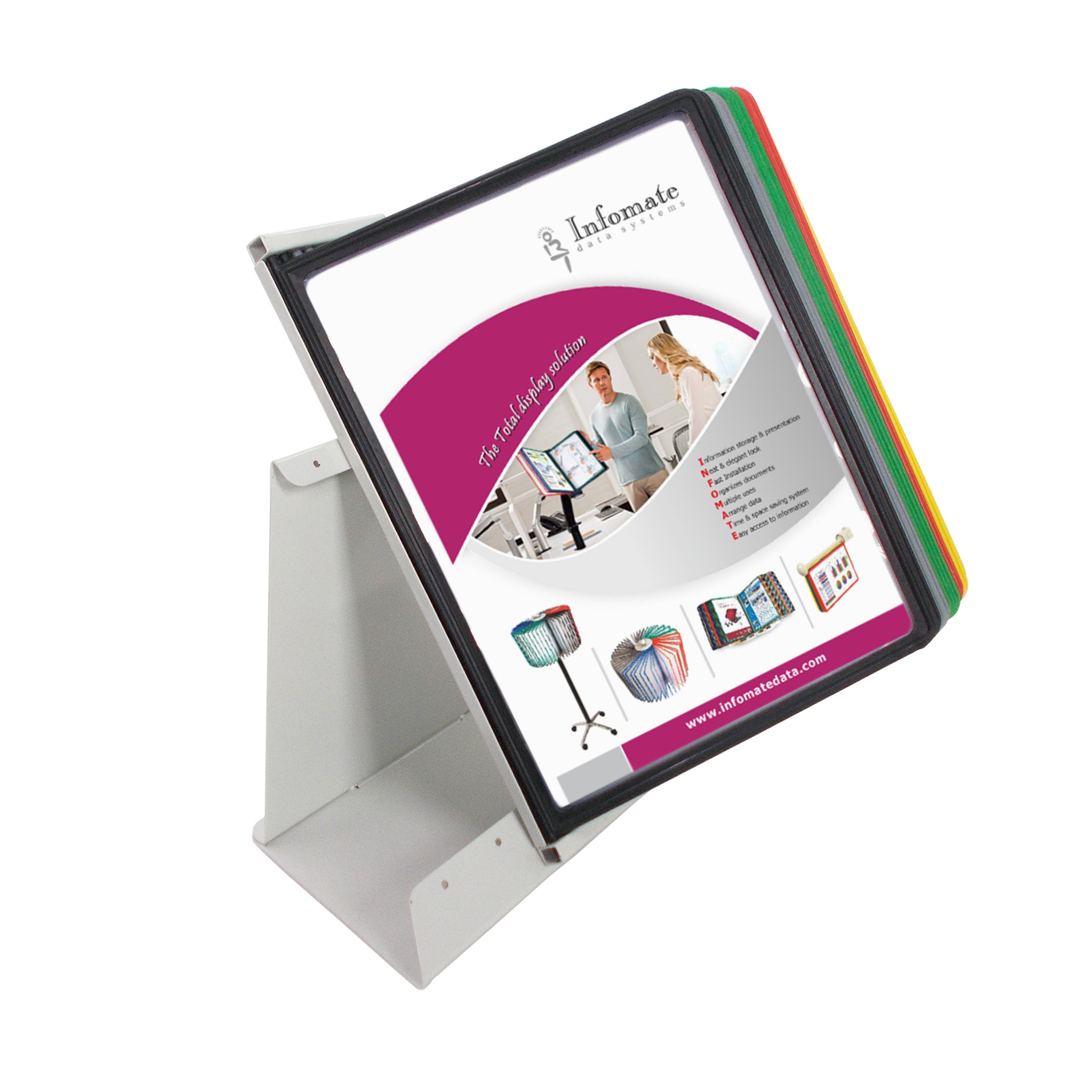 Infomate A3 Tabletop Document Display Unit | Desktop Display Stand