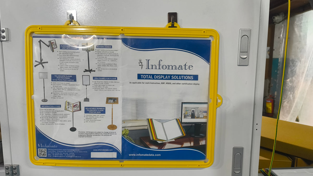 Infomate Wall Hanging Document Holder for A3 Documents