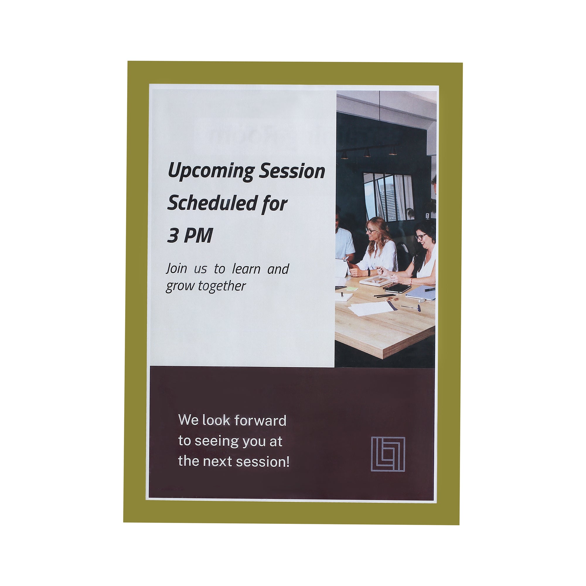 Infomate Two-Way View Glass Display Pocket | Peel & Stick Reusable Document Holder (Pack of 3)