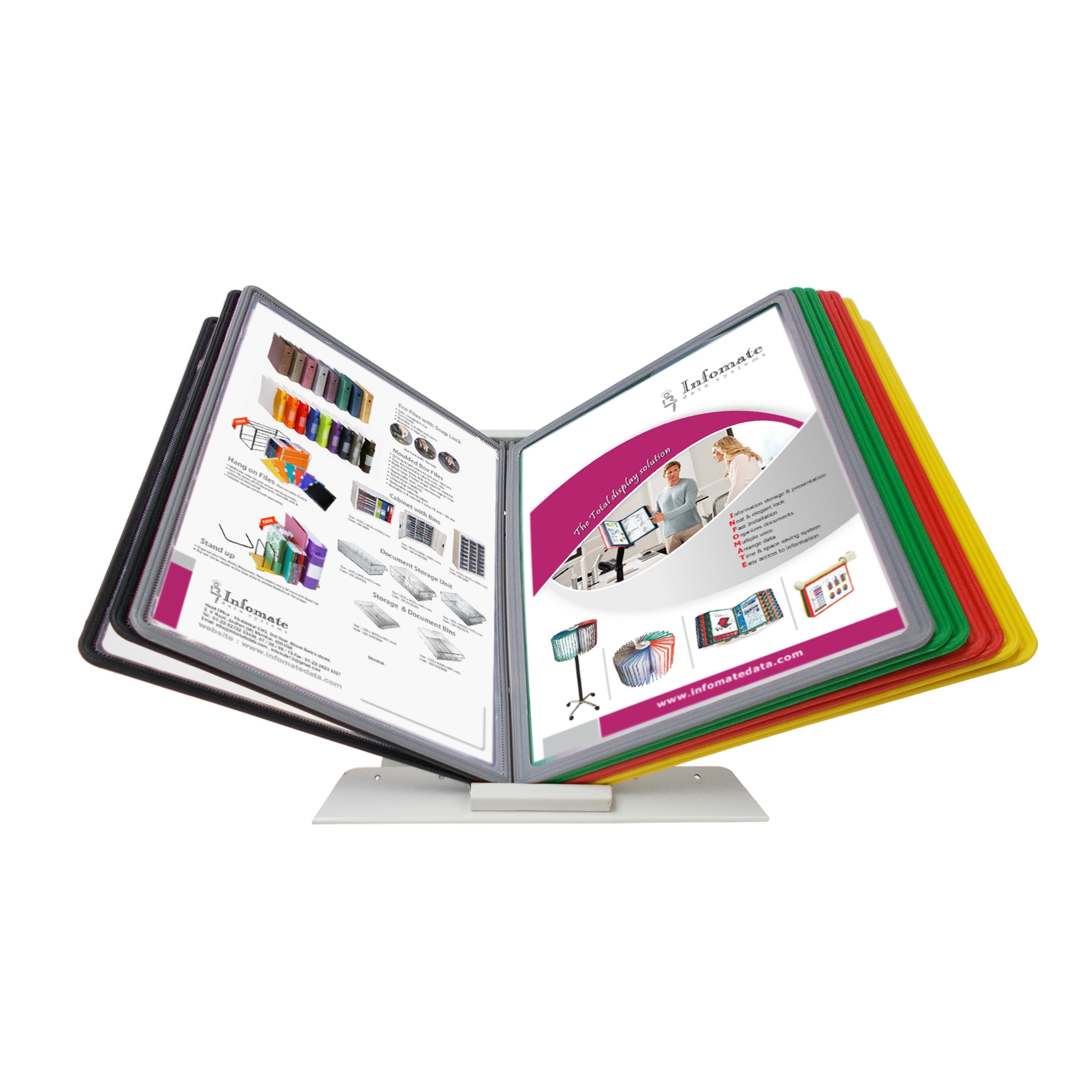 Infomate A3 Tabletop Document Display Unit | Desktop Display Stand