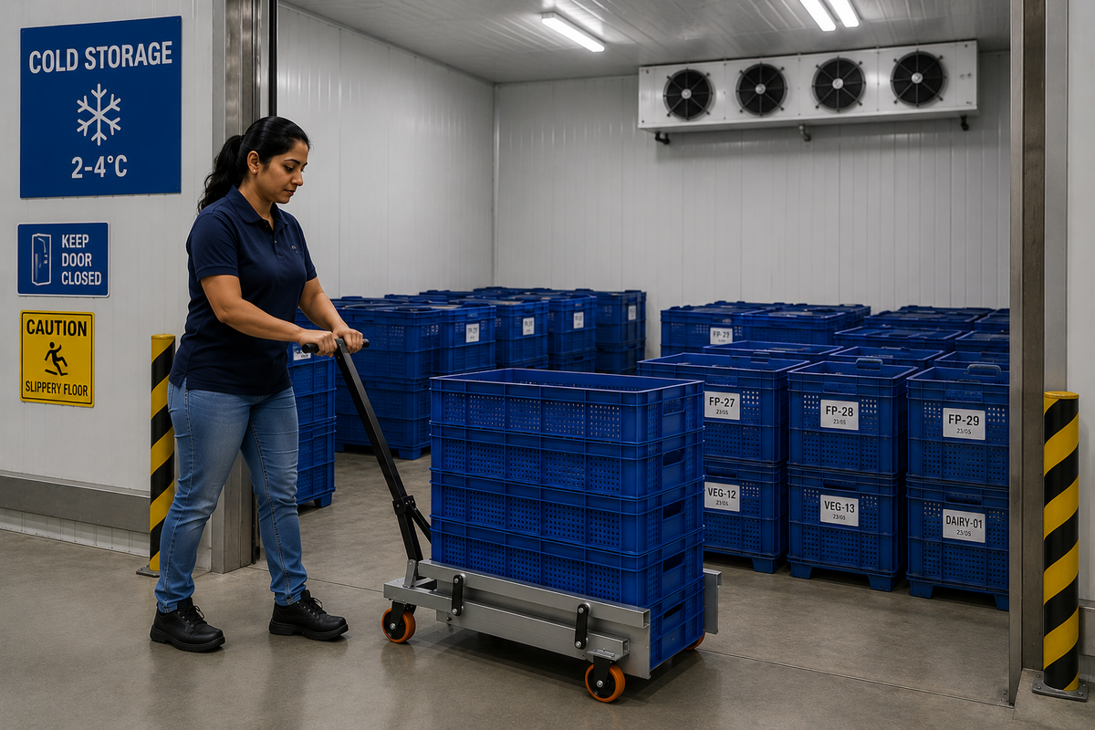 Hercules Crate Jack | Heavy Duty Crate Lifting & Transport Trolley