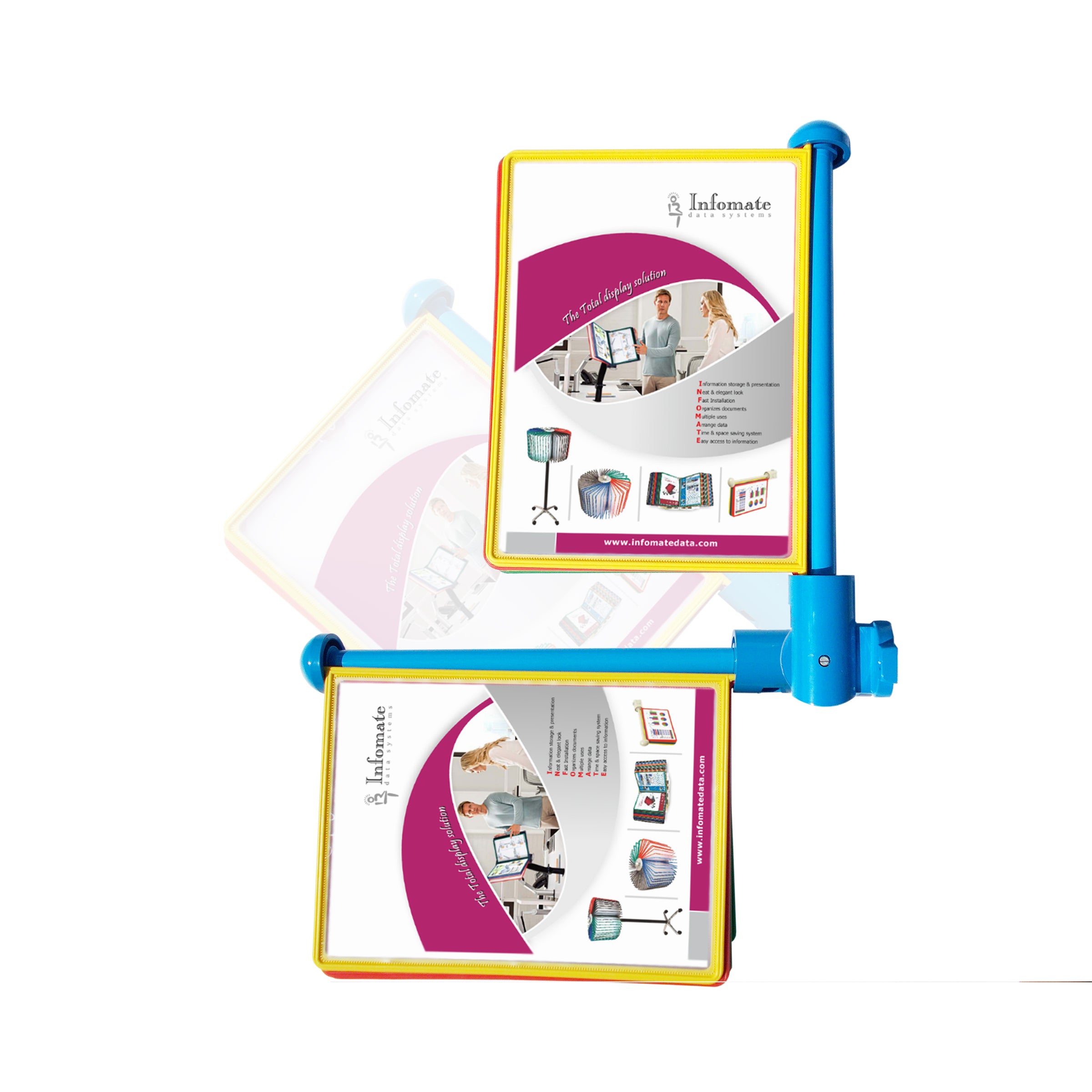 Infomate Multi Utility Rotary A3 Wall Display Unit | Wall Mounted Document Display System (Copy)