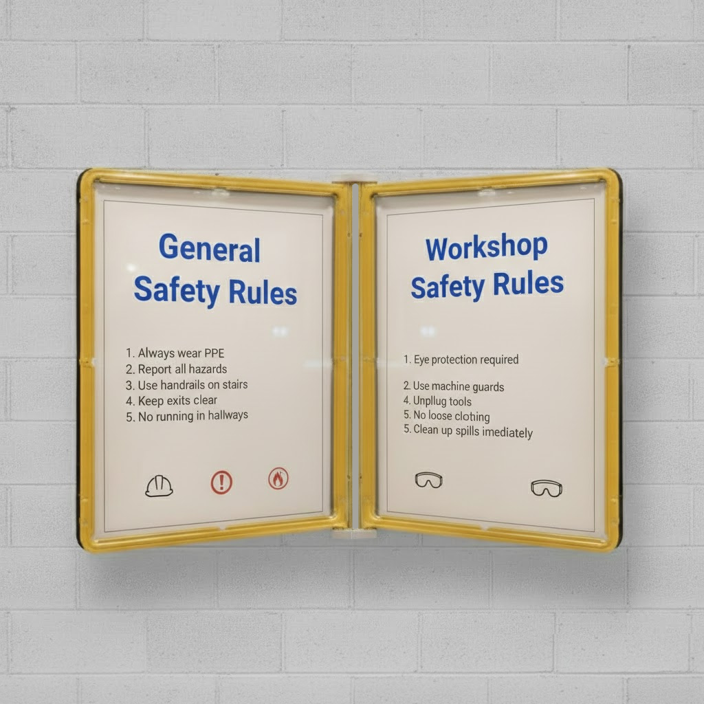 Infomate A3 Wall Mounted Document Display System
